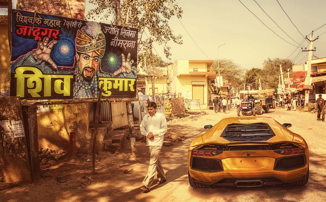 Lamborghini in India — photograph 3 by bernd kammerer
